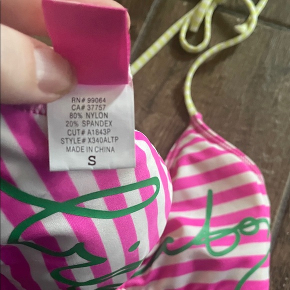 Billabong Pink Polka Dot Bikini - Picture 8 of 8